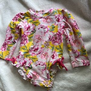 Posh Peanut floral swimsuit.